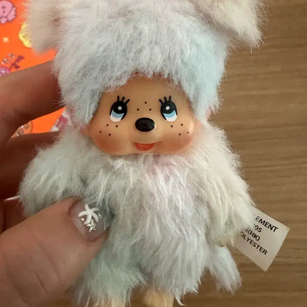 [BUNJANG] Sekiguchi Monchhichi Authentic Tie-Dye Plush Keychain / 세키구치 몬치치 정품 타이다이 인형 키링
