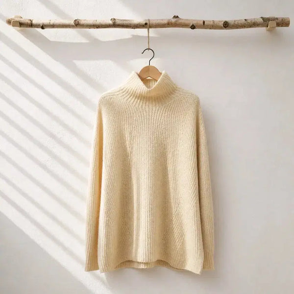 [BUNJANG] Mine Cashmere 100% Turtleneck Knit (2021) / 한섬 마인 2021 캐시미어 100%  터틀넥 니트 F사이즈