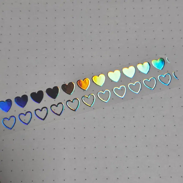[BUNJANG] Glenn Hart 3D Silver Foil Washi Tape / 글렌 하트 3D 은박 마스킹 테이프
