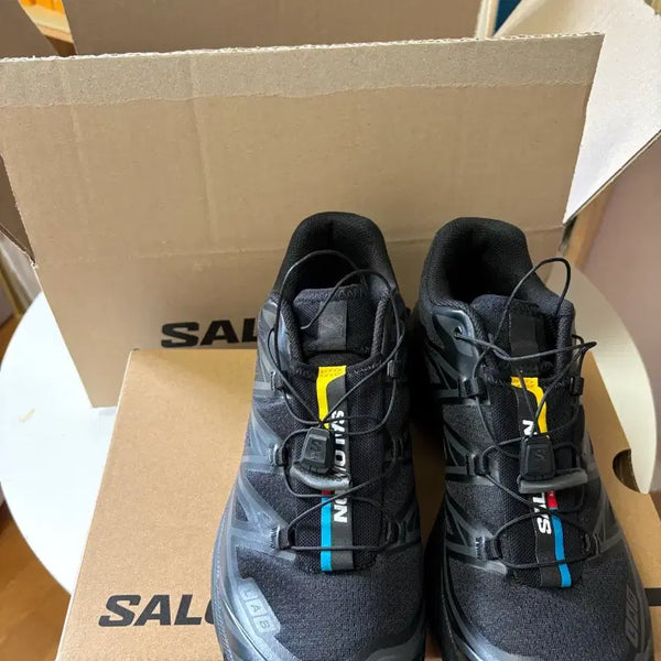 [BUNJANG] Salomon XT-6 Black Sneakers / 살로몬 XT-6 블랙 운동화 265