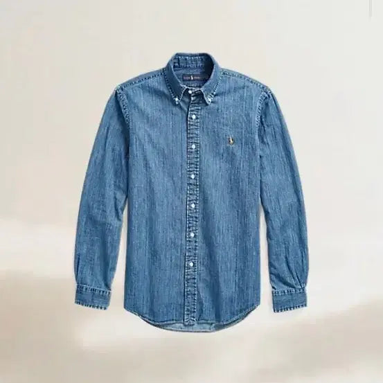 [BUNJANG] Polo Ralph Lauren Classic Fit Chambray Shirt Size S / 폴로 랄프로렌 클래식핏 청 셔츠 S사이즈
