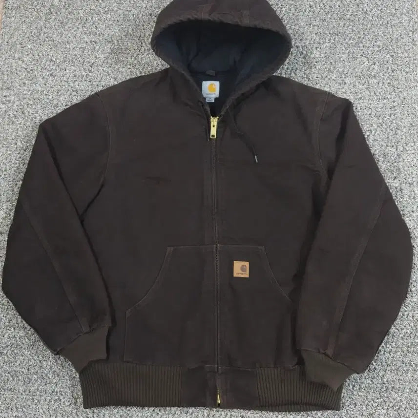 [BUNJANG] Carhartt Active Work Jacket Brown M / 칼하트 액티브 워크 자켓 브라운 M