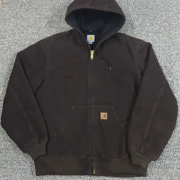 [BUNJANG] Carhartt Active Work Jacket Brown M / 칼하트 액티브 워크 자켓 브라운 M