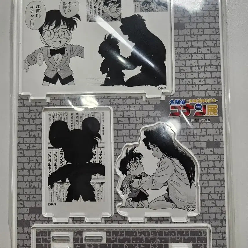 [BUNJANG] Detective Conan 30th Anniversary Exhibition Acrylic Diorama - Conan & Ran / 코난 30주년 전시회 아크릴 디오라마