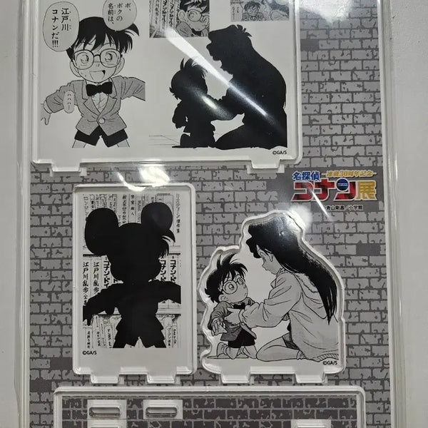 [BUNJANG] Detective Conan 30th Anniversary Exhibition Acrylic Diorama - Conan & Ran / 코난 30주년 전시회 아크릴 디오라마