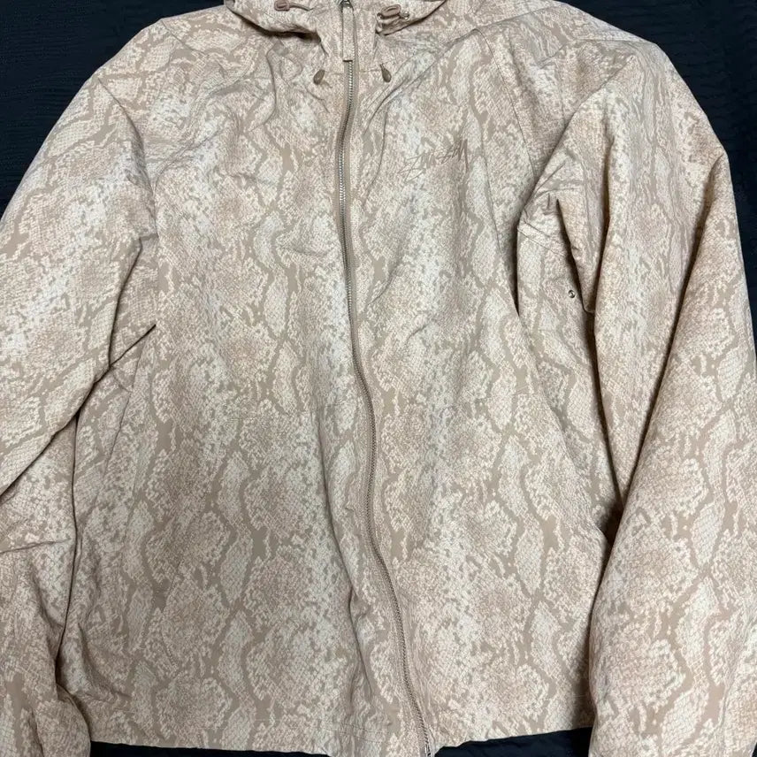 [BUNJANG] Vampire Pattern Zip-Up Jacket / 뱀피 패턴 집업 자켓