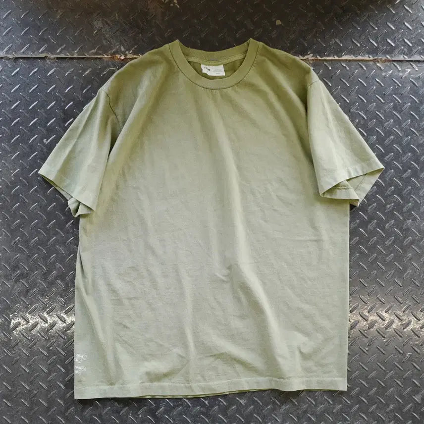 [BUNJANG] Blindfiles Blank T-Shirt Sage Green / [1] 블라인드파일즈 블랭크 티셔츠 세이지그린