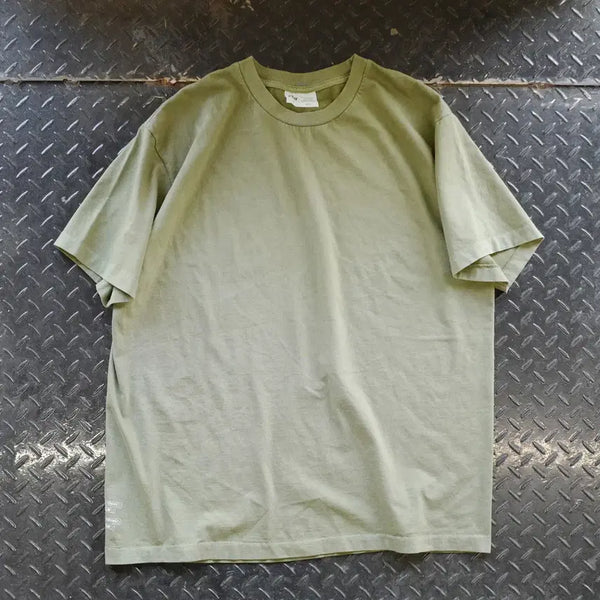 [BUNJANG] Blindfiles Blank T-Shirt Sage Green / [1] 블라인드파일즈 블랭크 티셔츠 세이지그린