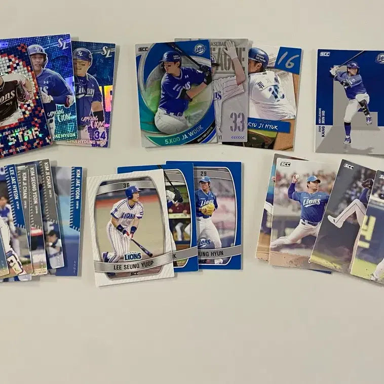 [BUNJANG] Samsung Lions KBO Baseball Cards Bundle Set / 삼성라이온즈 비빔면,KBO카드 일괄 양도 야구굿즈
