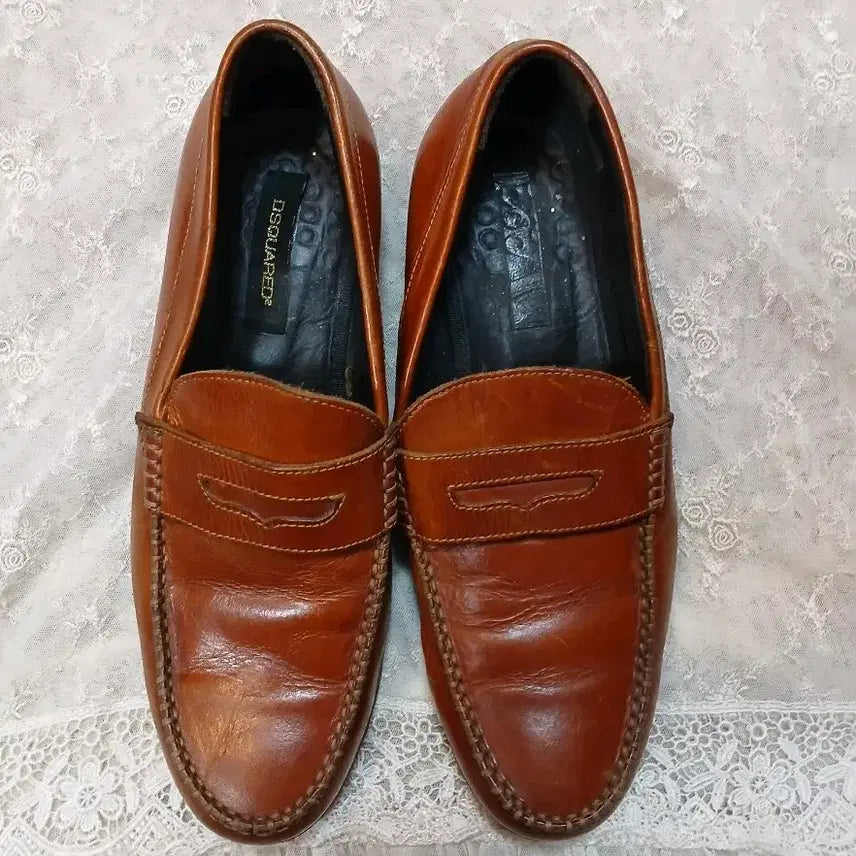 [BUNJANG] DSQUARED2 Penny Loafers Brown / 디스퀘어드2 페니 로퍼 브라운