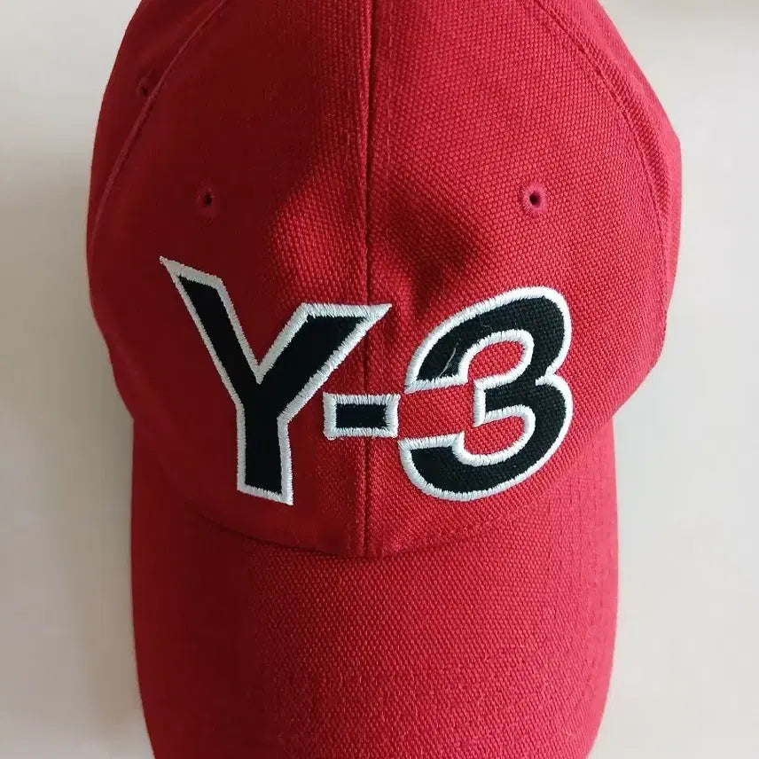 [BUNJANG] Y-3 Yohji Yamamoto Red Cotton Cap (Unused) / Y-3 레드 볼캡 요지 야마모토 원사이즈(미사용)