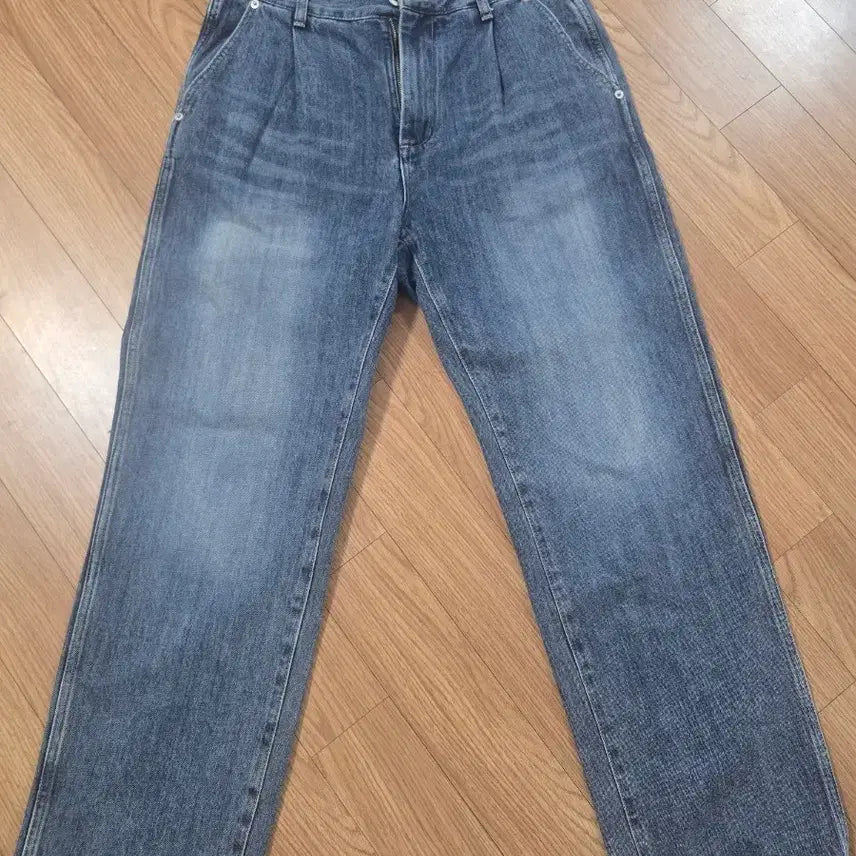 [BUNJANG] Roughside Drape Denim Light Blue / 러프사이드 드레이프 데님 라이트 블루