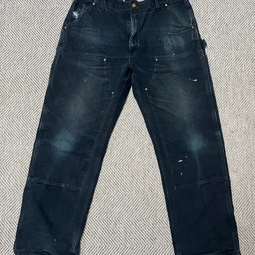 [BUNJANG] Carhartt Double Knee Black 38x32 / 00s 칼하트 더블니 블랙 38x32