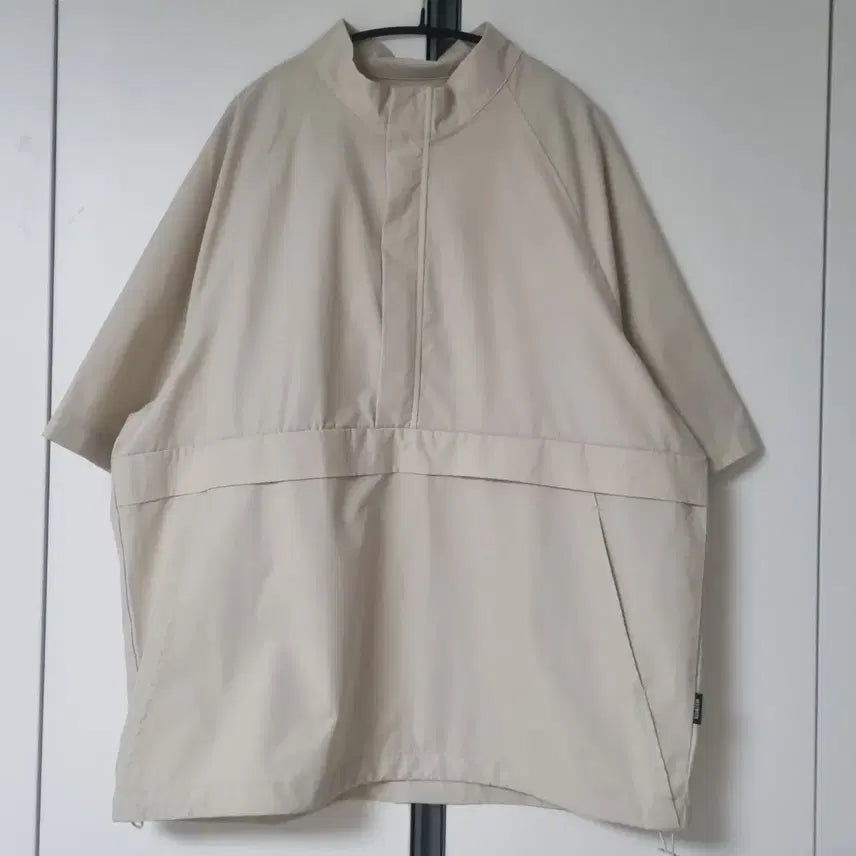 [BUNJANG] SPAO Beige Short Sleeve Anorak L / 스파오 베이지 반팔 아노락 L