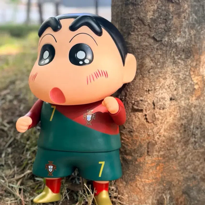 [BUNJANG] Crayon Shin-chan Portugal National Team Football Uniform Figure / 짱구는못말려 축구 피규어 포르투갈 국대 유니폼