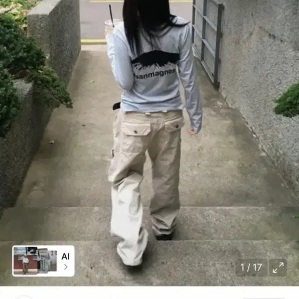 [BUNJANG] Magnesium Carbonate Mountain Long Sleeve Sky Blue / 탄산마그네슘 마운틴 롱슬리브 스카이블루