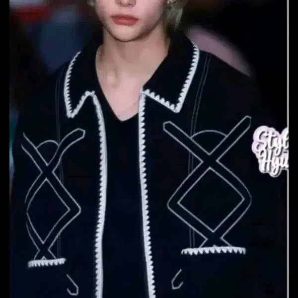 [BUNJANG] MURRA Patchwork Blouson Size 2 (Stray Kids Hyunjin Wear) / MURRA 무라 패치워크 블루종 2사이즈 판매 스트레이키즈 현진 착용