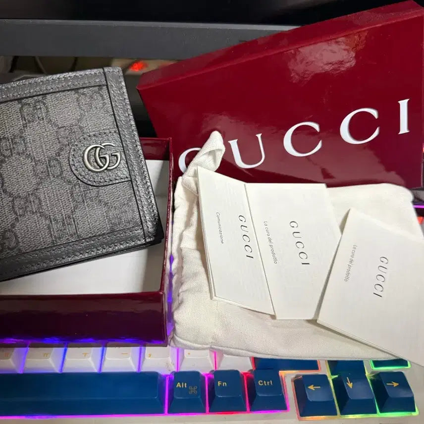 [BUNJANG] Gucci GG Pattern Bifold Wallet / (새상품)구찌 반지갑