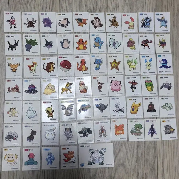 [BUNJANG] Pokemon Stickers Bundle Set / 포켓몬스터 띠부씰 일괄