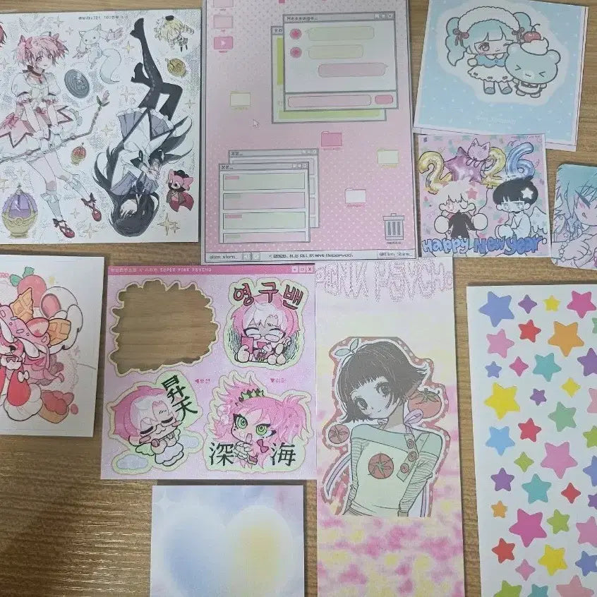 [BUNJANG] Scrapbooking Sticker Bundle Set / 다꾸 일괄