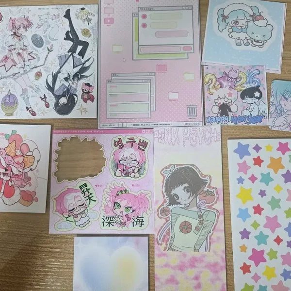 [BUNJANG] Scrapbooking Sticker Bundle Set / 다꾸 일괄