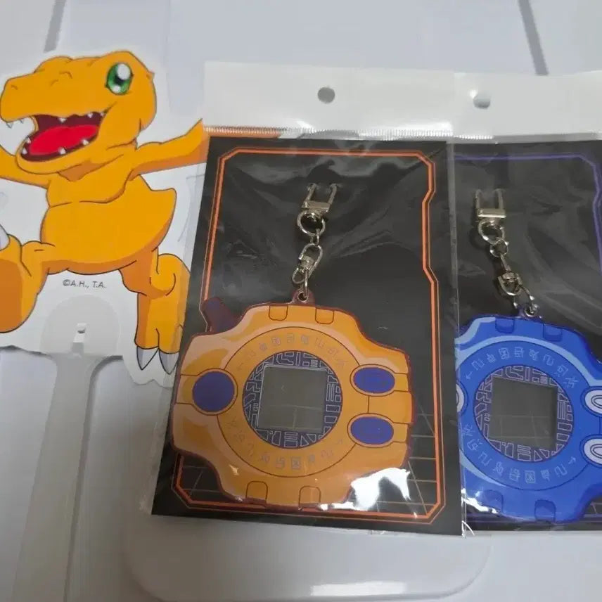 [BUNJANG] Digimon Adventure Digivice Acrylic Keyring Tai & Matt Bundle Set / 디지몬 어드벤처전 디지바이스 아크릴 키링 태일&메튜 일괄