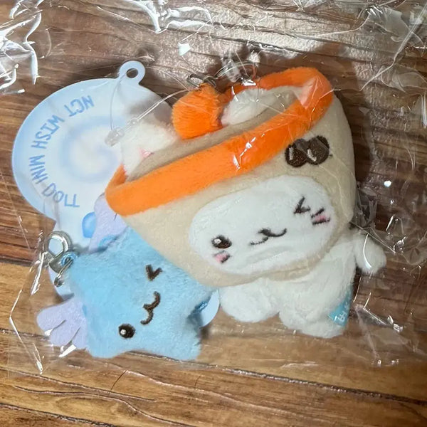 [BUNJANG] Bubble Nya Wish Doll Fanlight Mini Keyring / 버블냥 위시돌 팬라이트 미니키링