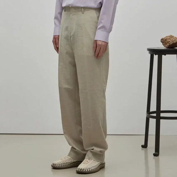 [BUNJANG] LEHVARE Like Linen Pants Dove L / 르아브 라이크 리넨 팬츠 도브 L