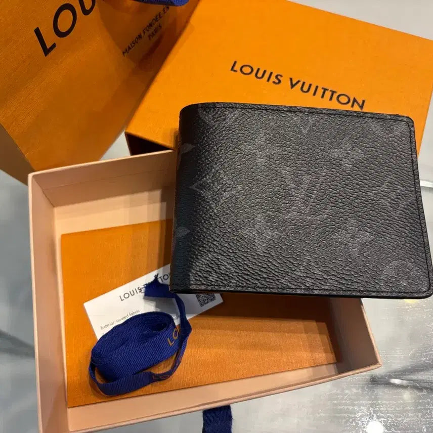 [BUNJANG] Louis Vuitton Monogram Bifold Wallet Black / 루이비통 모노그램 반지갑 블랙 사용흔적 거의없음
