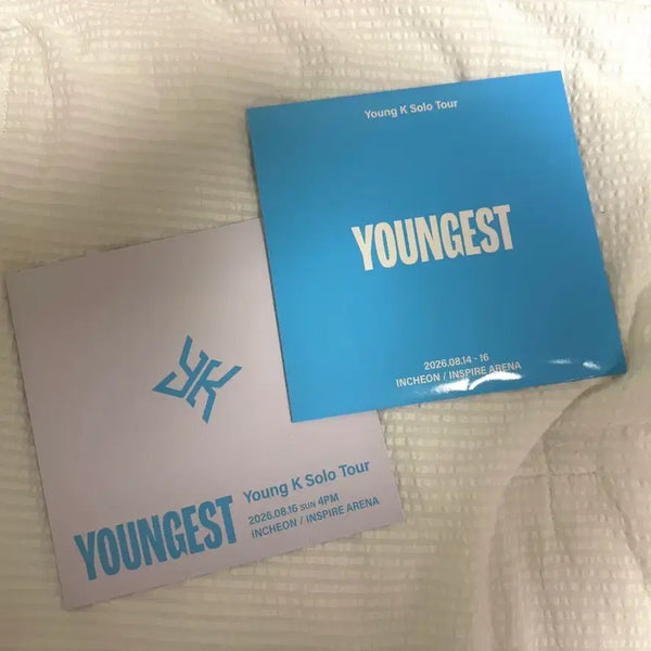 [BUNJANG] Young K Solo Concert Made Zone Gift Handkerchief + Final Concert Entry Kit / 영케이 솔콘 마데존 기프트 손수건 + 막콘 입장키트