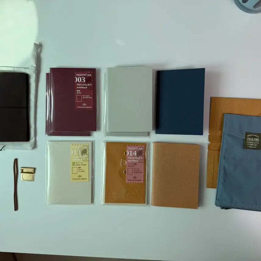 [BUNJANG] Travelers Notebook Passport Size Brown Full Set / 트래블러스노트 패스포트 브라운 풀세트