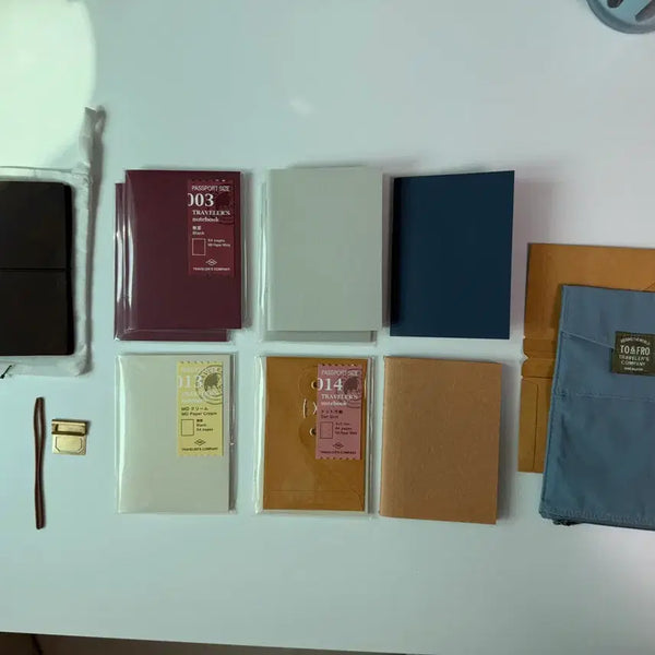 [BUNJANG] Travelers Notebook Passport Size Brown Full Set / 트래블러스노트 패스포트 브라운 풀세트