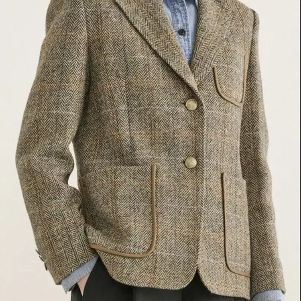 [BUNJANG] The Cashmere Check Pattern Jacket / 더캐시미어 자켓
