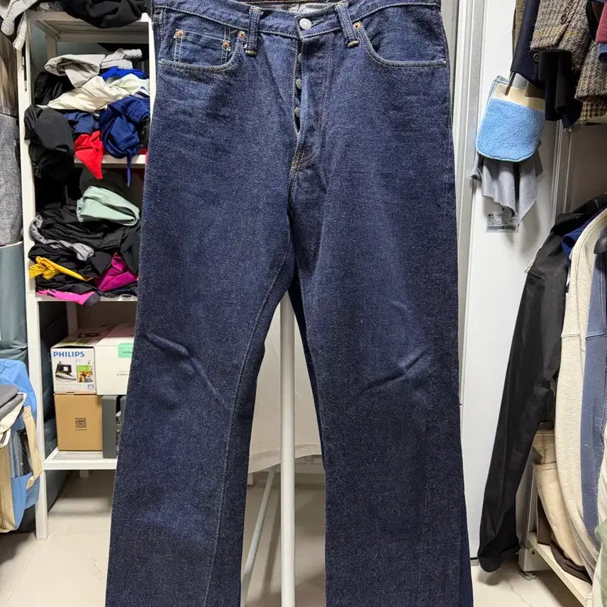 [BUNJANG] Full Count 0105 Vintage Indigo Denim Jeans (W32) / 풀카운트 0105 구형 W32 (34사이즈감)