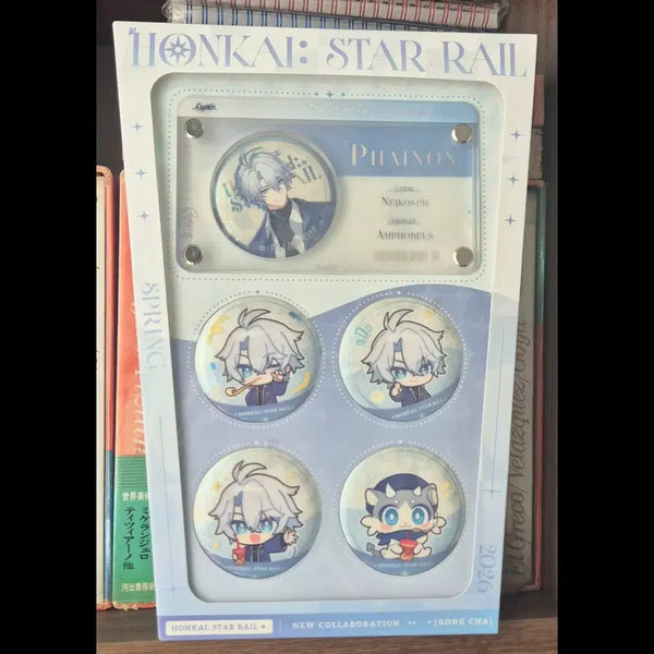 [BUNJANG] Honkai: Star Rail Finon Can Badge Set / 스타레일 파이논 공차 캔뱃지 세트