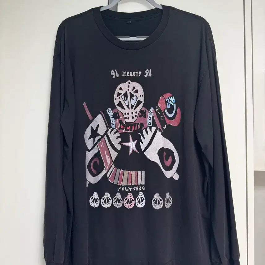 [BUNJANG] Polerteru Hank Long Sleeve Black / [3] 폴리테루 행크 롱슬리브 블랙