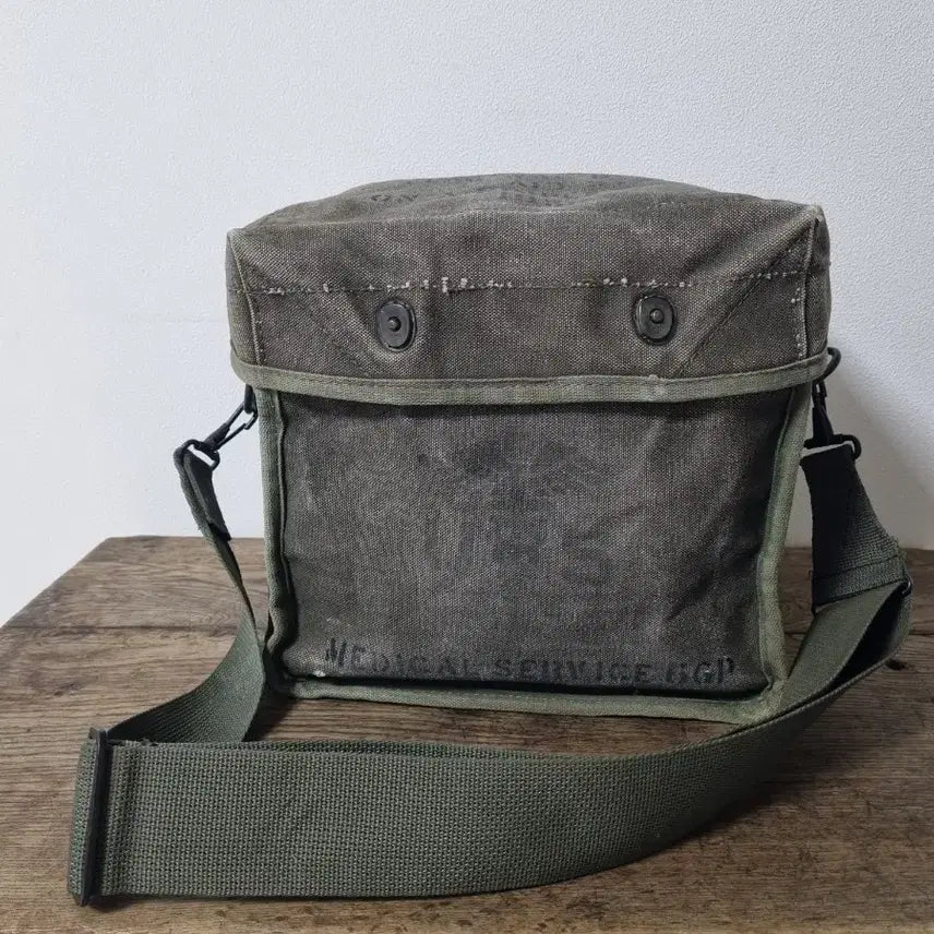 [BUNJANG] Canvas US Military Radio Bag / 갠버스천 미군 무전기 가방