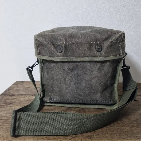 [BUNJANG] Canvas US Military Radio Bag / 갠버스천 미군 무전기 가방