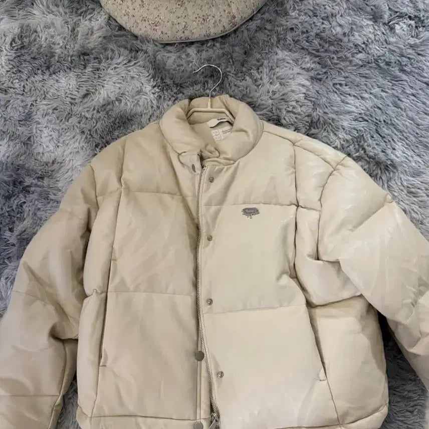 [BUNJANG] Palet Leather Padding XS (90) / 팔렛 레더패딩 xs 90