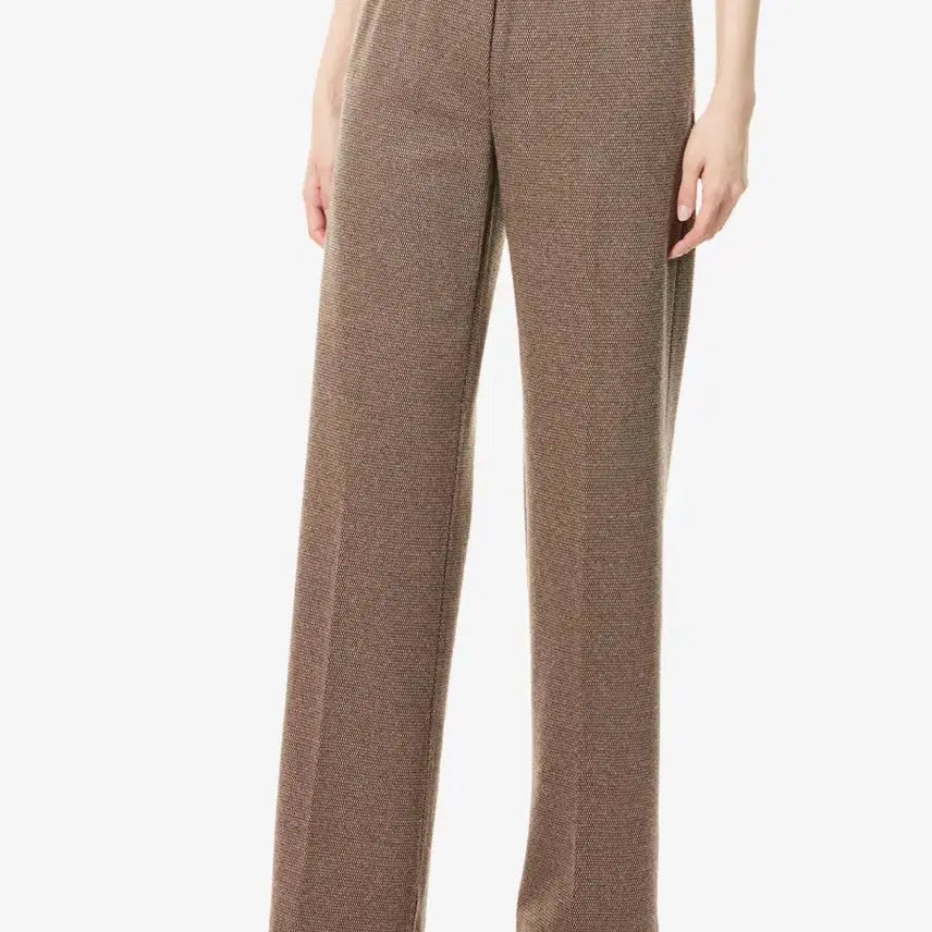 [BUNJANG] Max Mara Weekend Brown Wool Blend Jersey Pants Size M / 막스마라 위켄드 브라운 울혼방 저지 팬츠 사이즈m