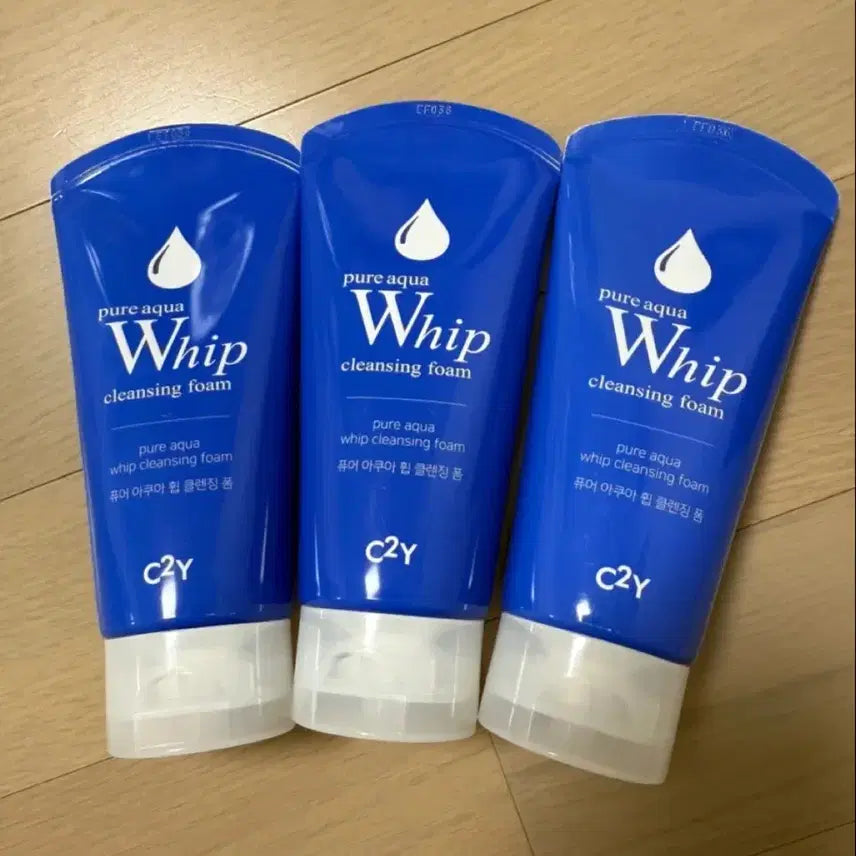 [BUNJANG] C2Y Pure Aqua Whip Cleansing Foam (3-Piece Set) / 클렌징폼 3개
