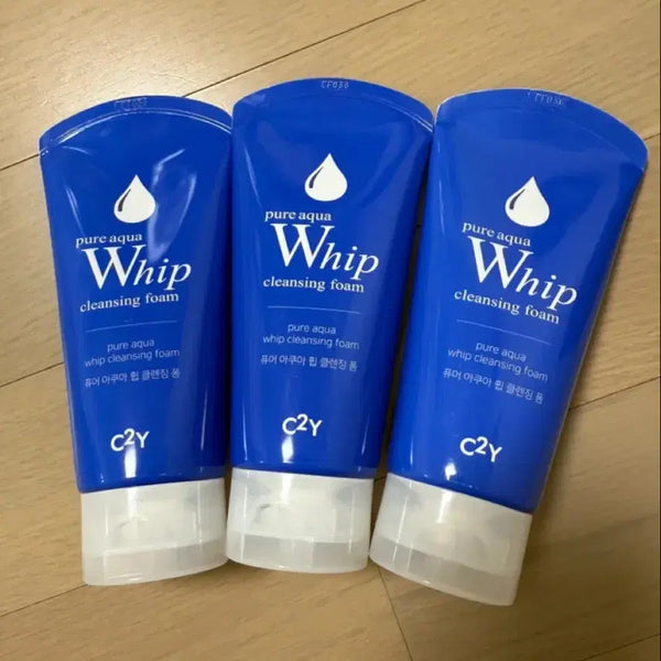 [BUNJANG] C2Y Pure Aqua Whip Cleansing Foam (3-Piece Set) / 클렌징폼 3개