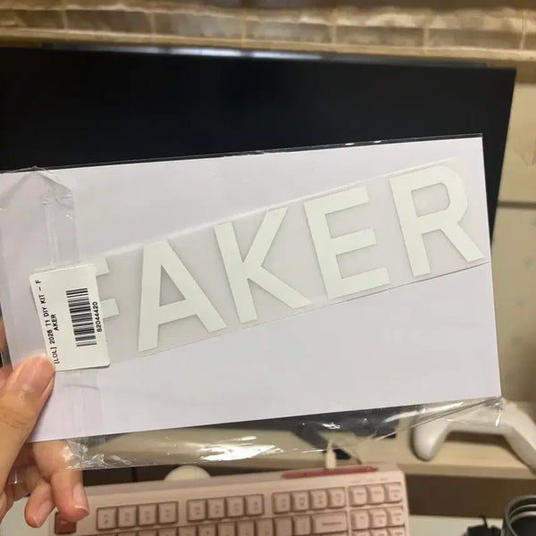 [BUNJANG] T1 Faker 2026 Marking Sticker / 티원 2026 페이커 마킹지 판매