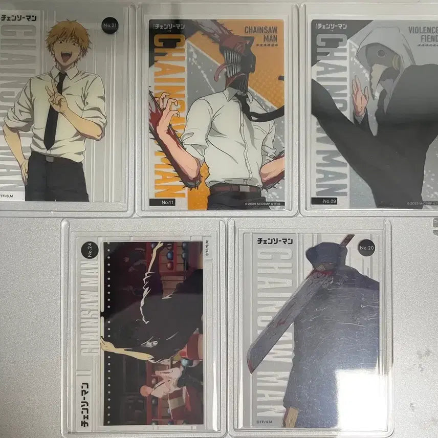 [BUNJANG] Chainsaw Man Character Card Bundle Set / 체인소맨 카드 일괄