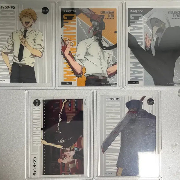 [BUNJANG] Chainsaw Man Character Card Bundle Set / 체인소맨 카드 일괄