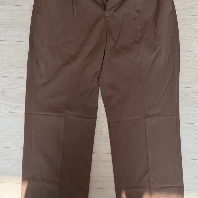 [BUNJANG] Musinsa Standard Wide Hidden Banding Slacks - Light Brown / 무신사스탠다드 와이드 히든 밴딩 슬렉스