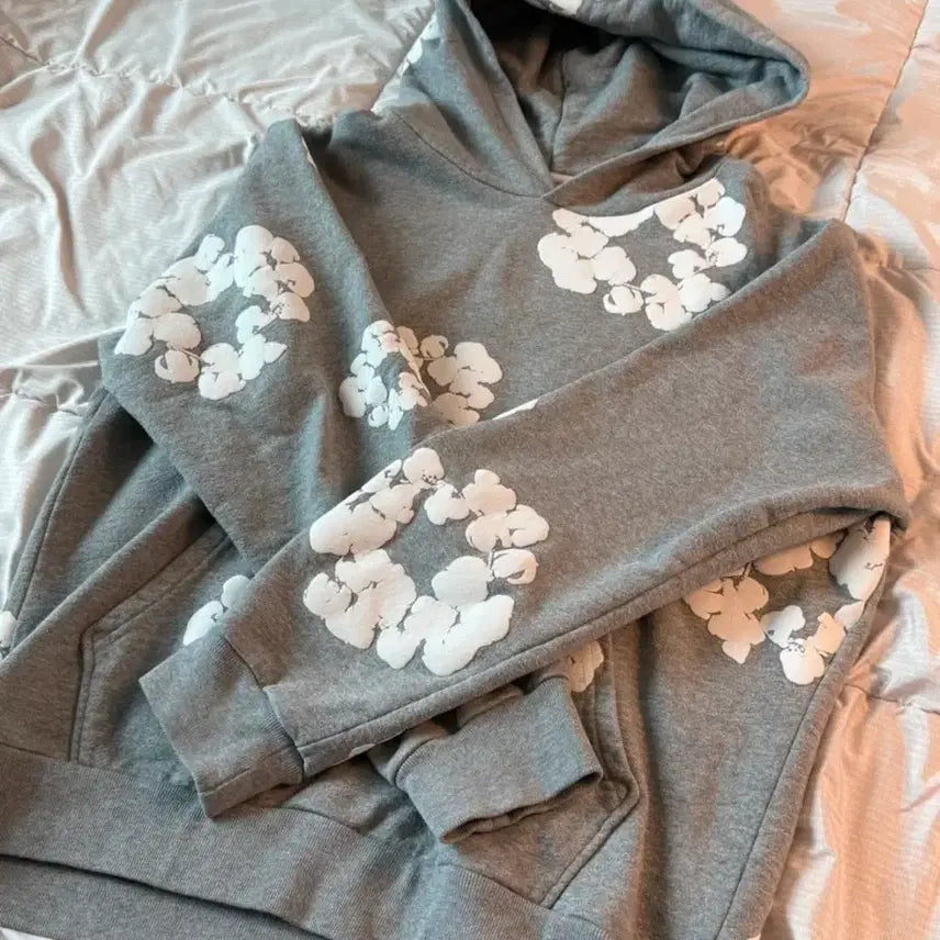 [BUNJANG] Denim Tears Grey Cloud Hoodie M / 데님티어스 그레이 클라우드 후드티 M