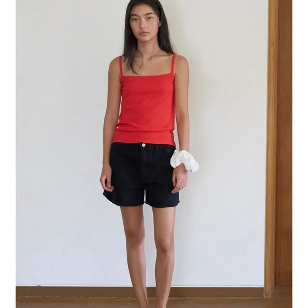 [BUNJANG] Mango Many Please Red Sleeveless Top / 망고매니플리즈 mmp 레드나시