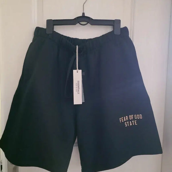 [BUNJANG] Fear of God Essentials Logo Shorts Black / 피어오브갓 에센셜 반바지 블랙