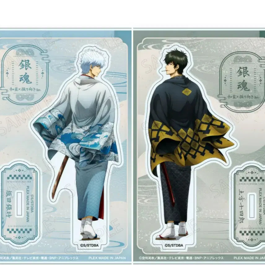 [BUNJANG] Gintama Sakata Gintoki & Hijikata Toshiro Acrylic Stand Set - New / 은혼,아크릴스탠드,사카타 긴토키,히지카타 토시로,새제품